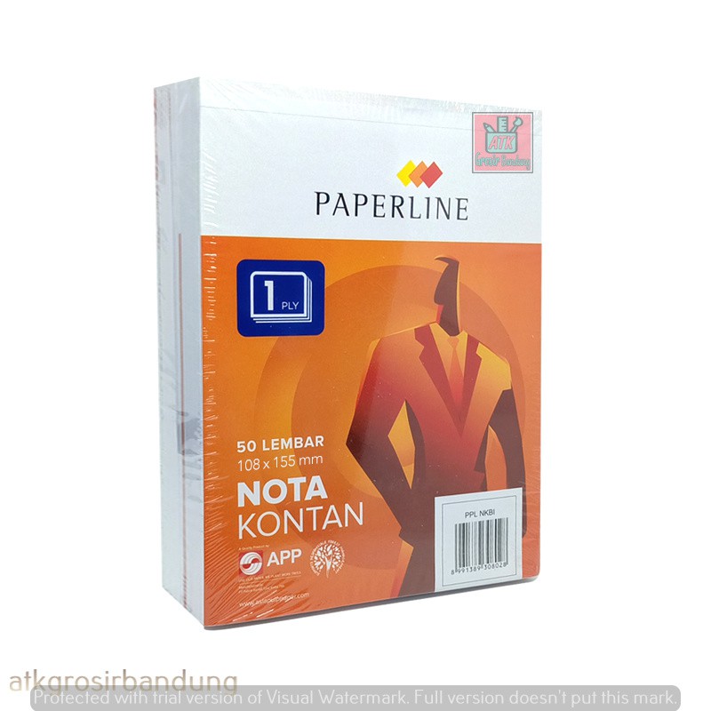 

Buku Nota Kontan Kecil Paperline Ukuran K1 1Ply 1 Rangkap 50