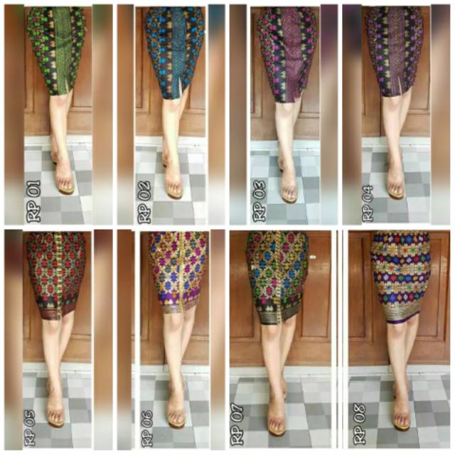 ROK PENDEK KATUN PRINT  BALI ROK BAWAHAN KEBAYA