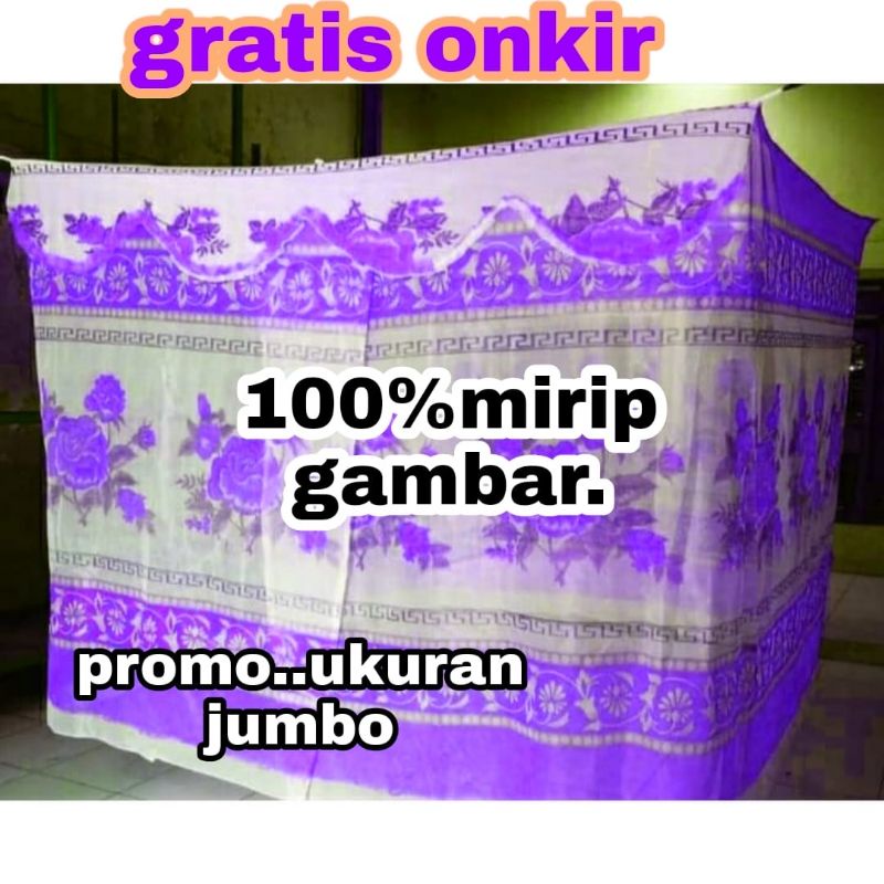 KELAMBU TEBAL MOTIF BUNGA MURAH KELAMBU JUMBO KELAMBU LIPAT KELAMBU MURAH