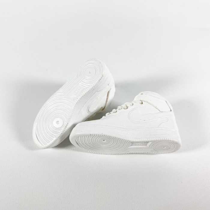 AIR FORCE 1 ONE WHITE 3D SNEAKERS KEYCHAIN MINIATUR