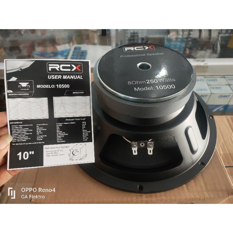 Speaker RCX 10500 10inch