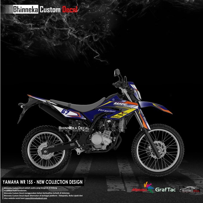 DECAL STICKER WR 155 BEAUTY COLOR