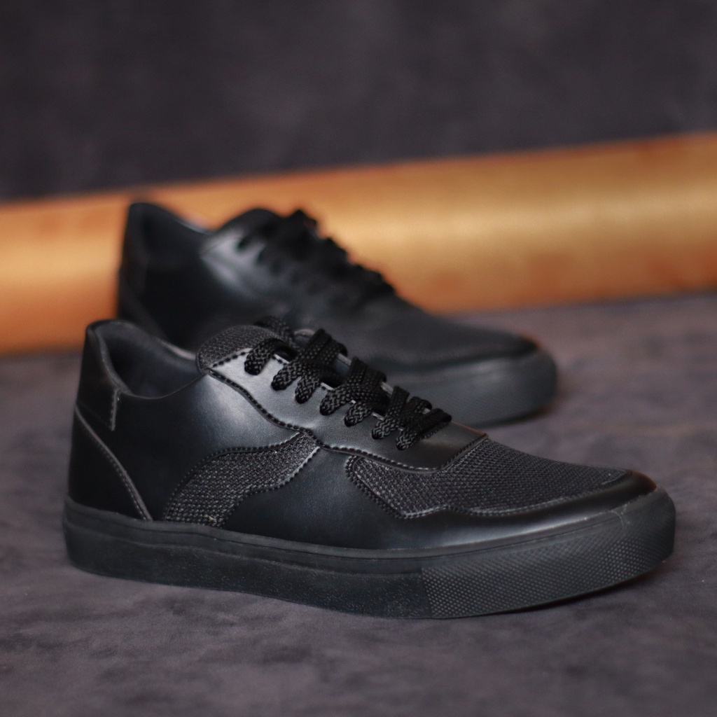 SEPATU SNEAKERS PRIA SEKOLAH KULIAH DEWASA MR JOE NERO KULIT SINTETIS PREMIUM CASUAL FORMAL SNEAKERS PRIA KERJA KANTOR GURU PNS PESTA RESMI NYAMAN || SNEAKERS PRIA PANSUS ORIGINAL MURAH BERKUALITAS 2022