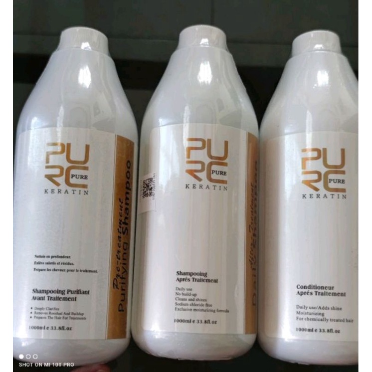 ( BISA COD) PURC Keratin Treatment Smoothing Rambut Brazilian 5 % 8% 12% pure