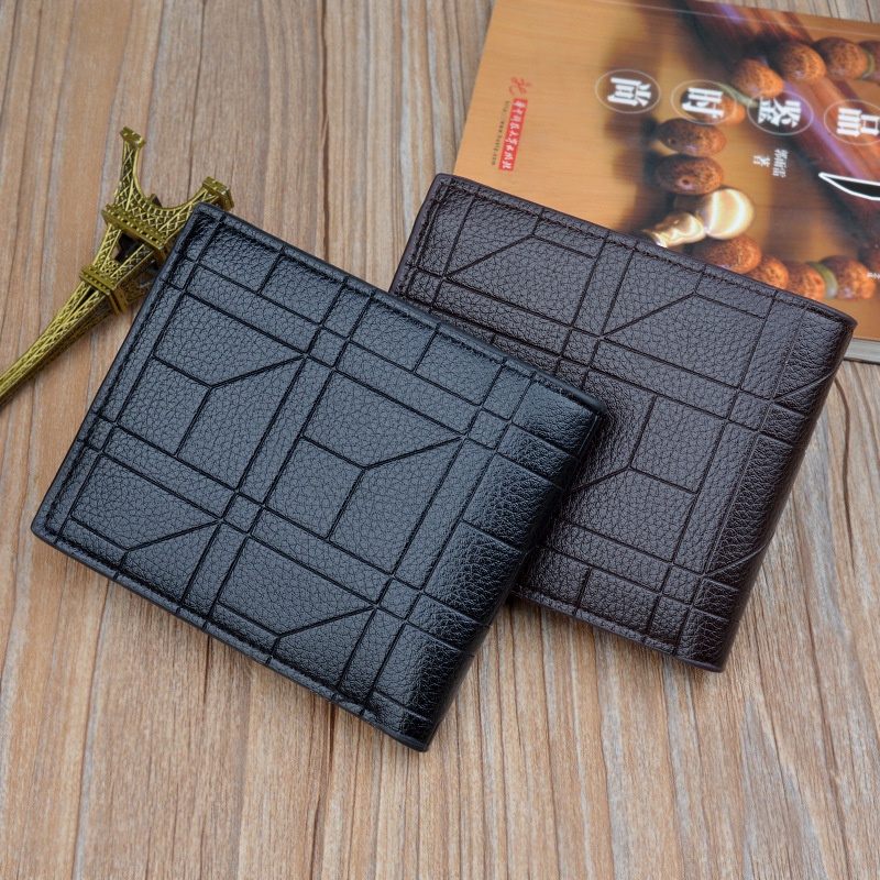 DOMPET LIPAT PRIA ORIGINAL KULIT HITAM SANTIAGO KECIL PENDEK TIPIS SLOT KARTU BANYAK COWOK KEREN DISTRO PREMIUM IMPORT BRANDED MURAH ORI