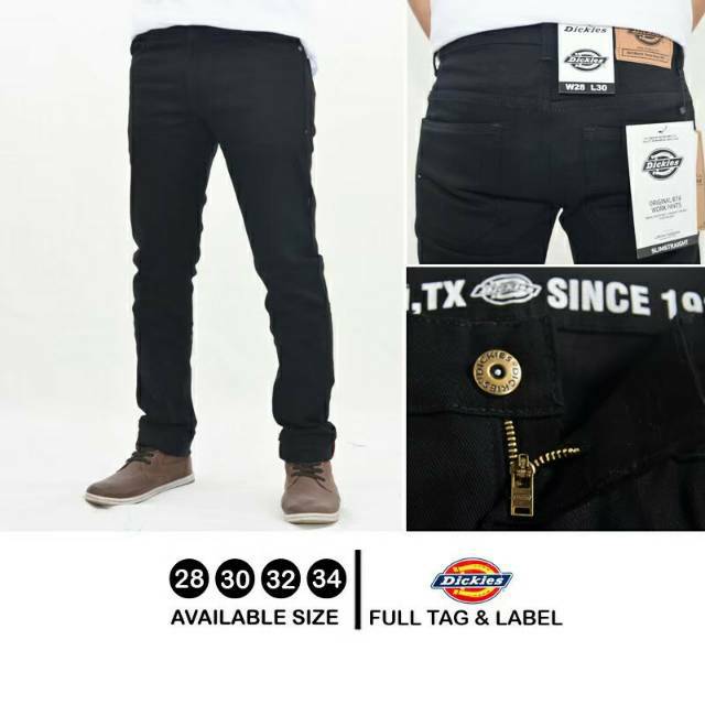 Celana Panjang jeans skinny dickies khusus pria bahan softjeans