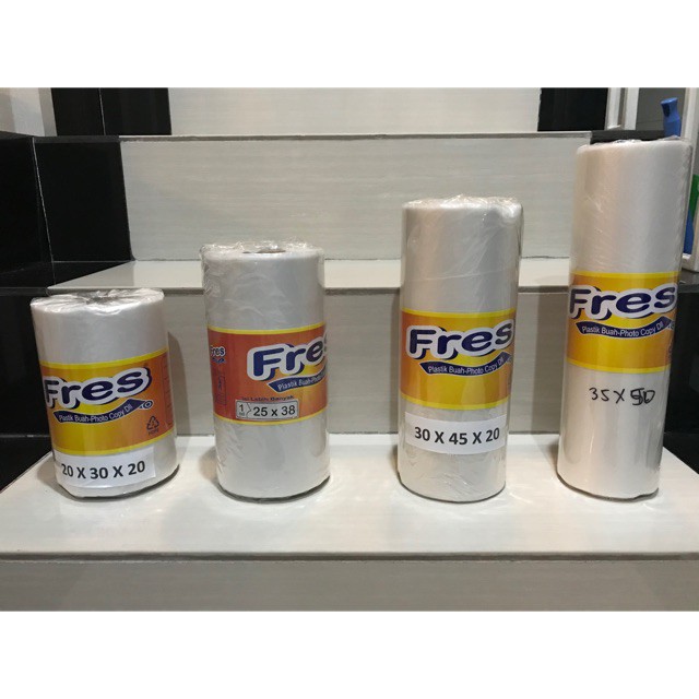 Plastik Roll Buah 35x50 Fres Plastik Fotocopy Plastik Buah Sayur 2kg