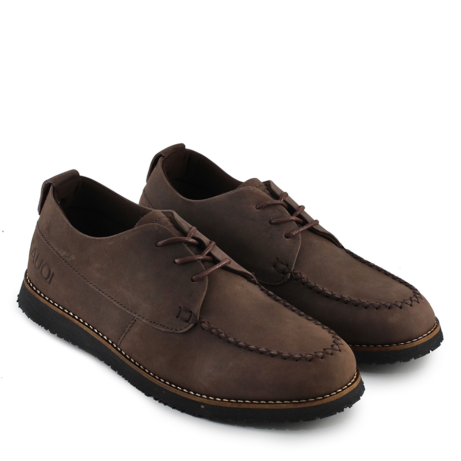 SAUQI - Sepatu Formal Kerja Kantor Pria Sauqi Flux Coklat