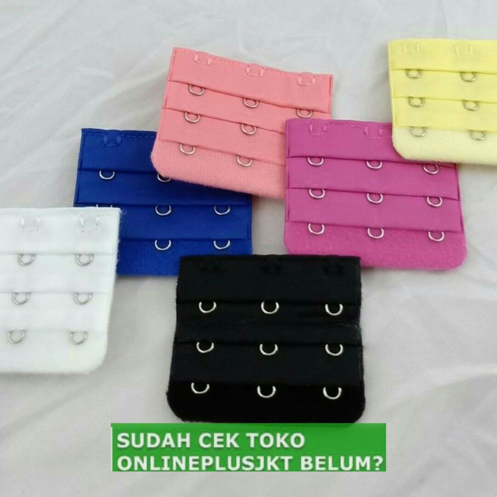 TERMURAH Penyambung Bra 2 Kait / 3 Kait BH / Bra Extension 2 Baris
