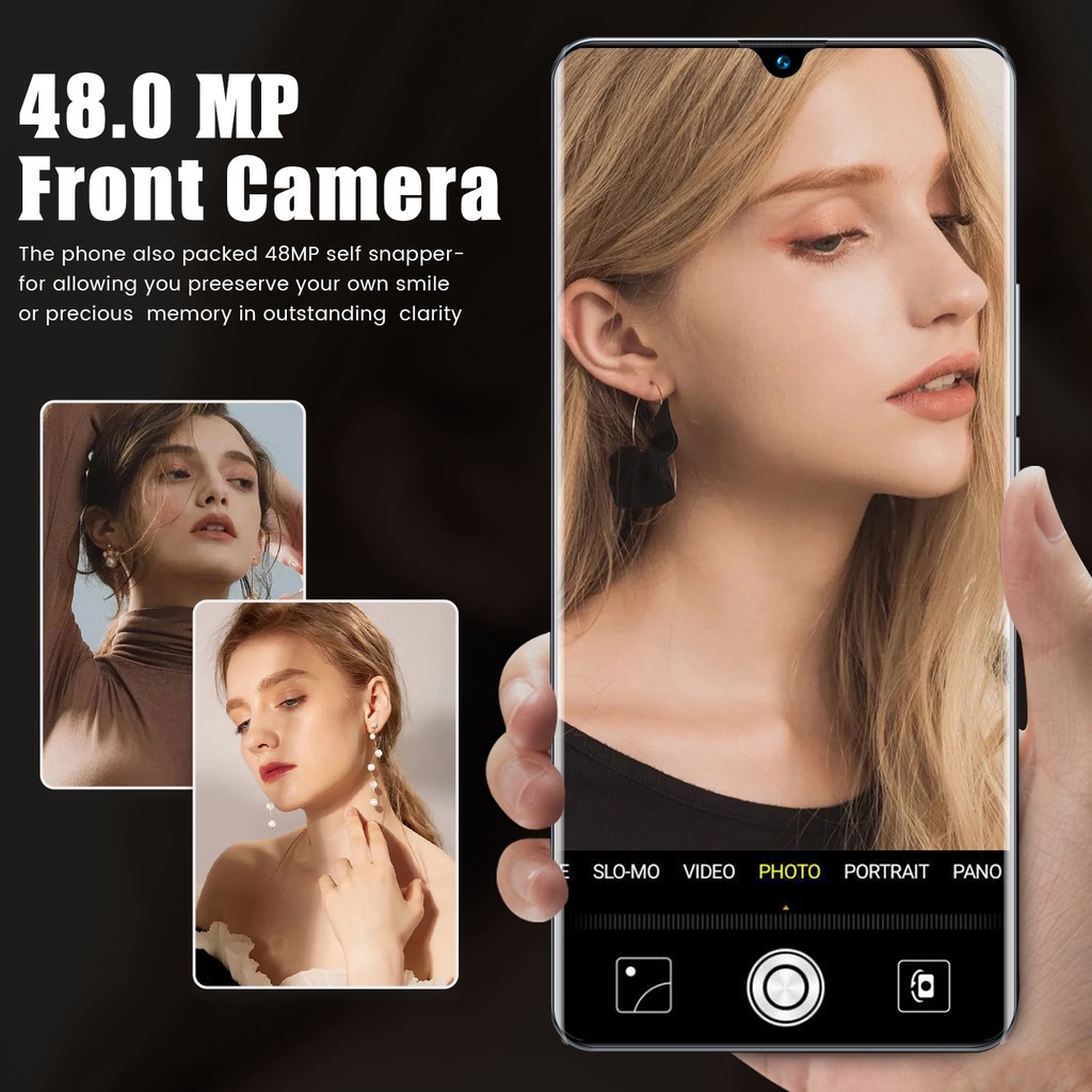 HP Smartphone MIX4 RAM 12GB+512GB Handphone Murah Promo Cuci Gudang NFC Android Ponsel Baru Original 7.2Inci 4G/5G HD Screen Mobile Phone