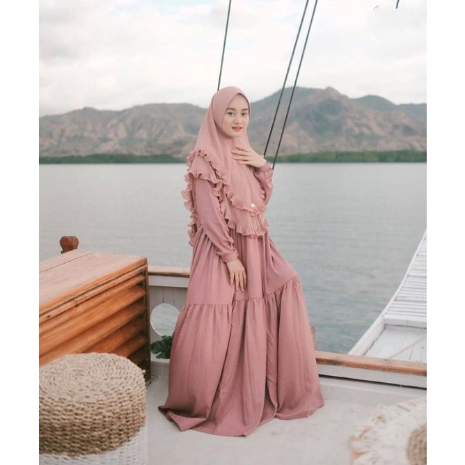 bisa cod gamis dinda hauw murah cantik