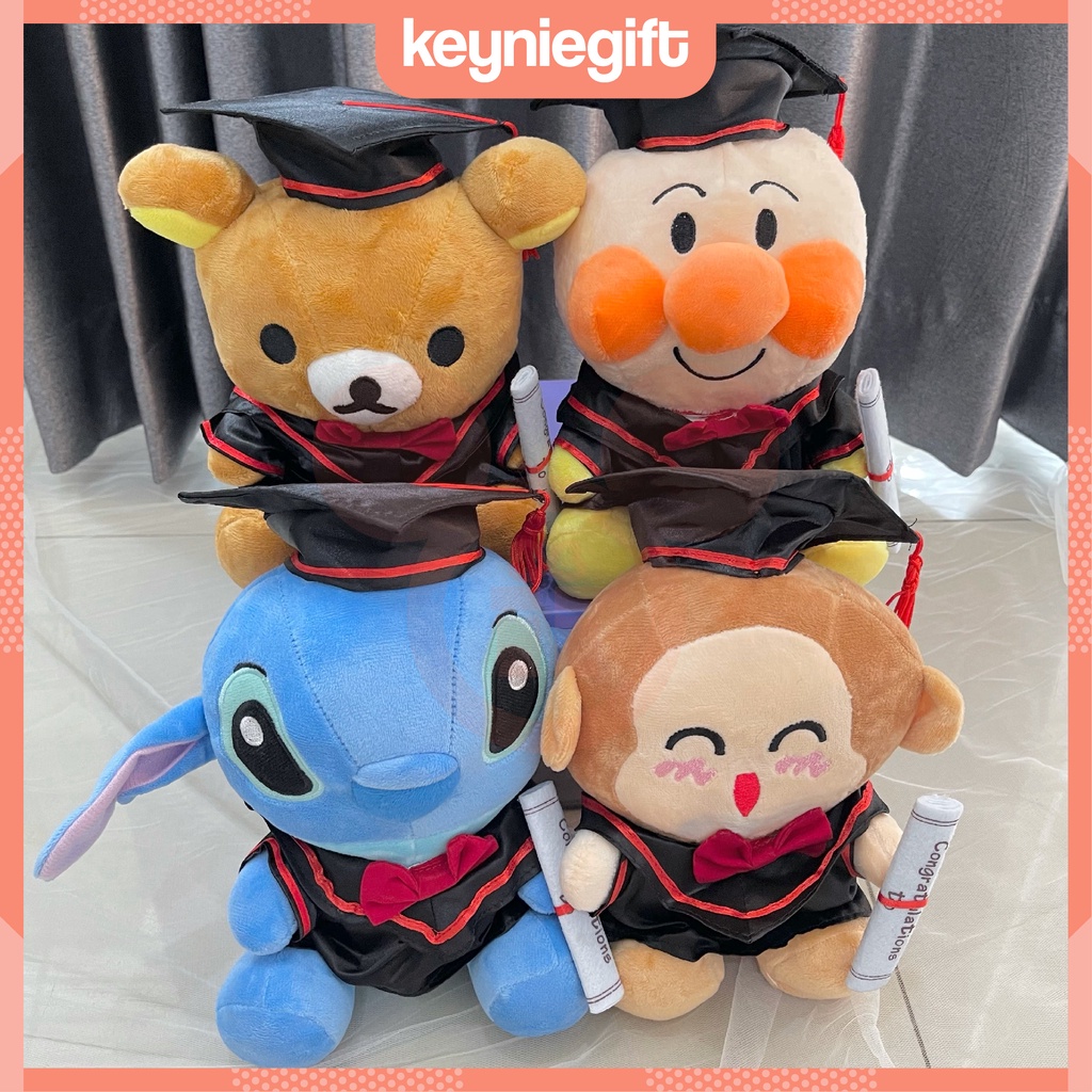 Boneka Wisuda Boneka Buket Graduation Doll Graduation Gift Kado Wisuda Hadiah Wisuda Boneka Mini Boneka Import