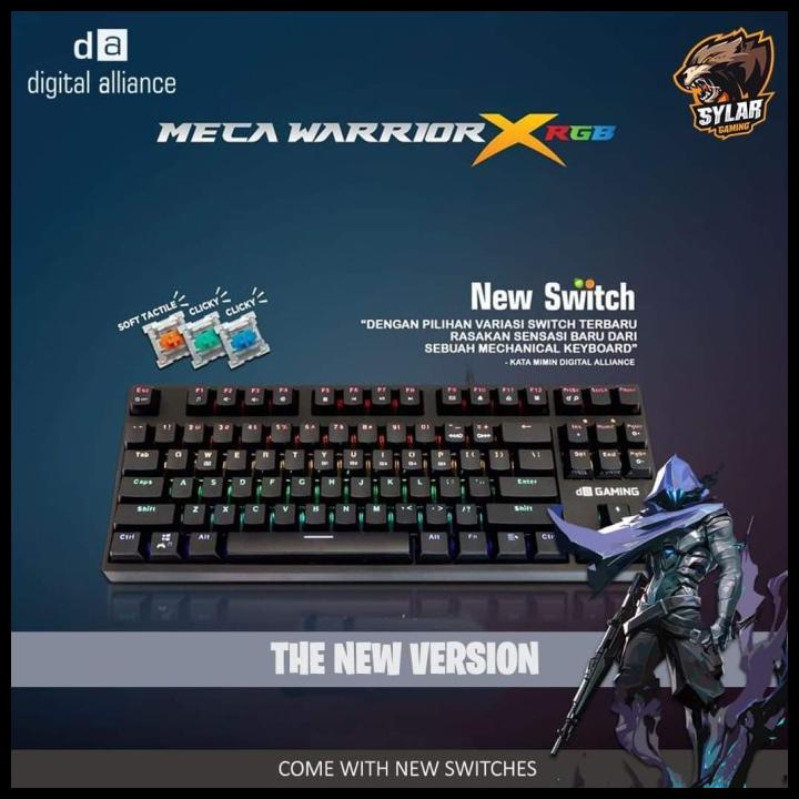 Digital Alliance Meca Warrior X Rgb Tkl Mechanical Gaming Keyboard