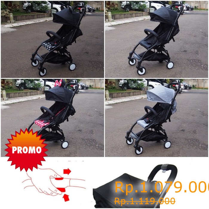 GOJEK ONLY Eclaire Lite 2 Cabin Size Baby Stroller