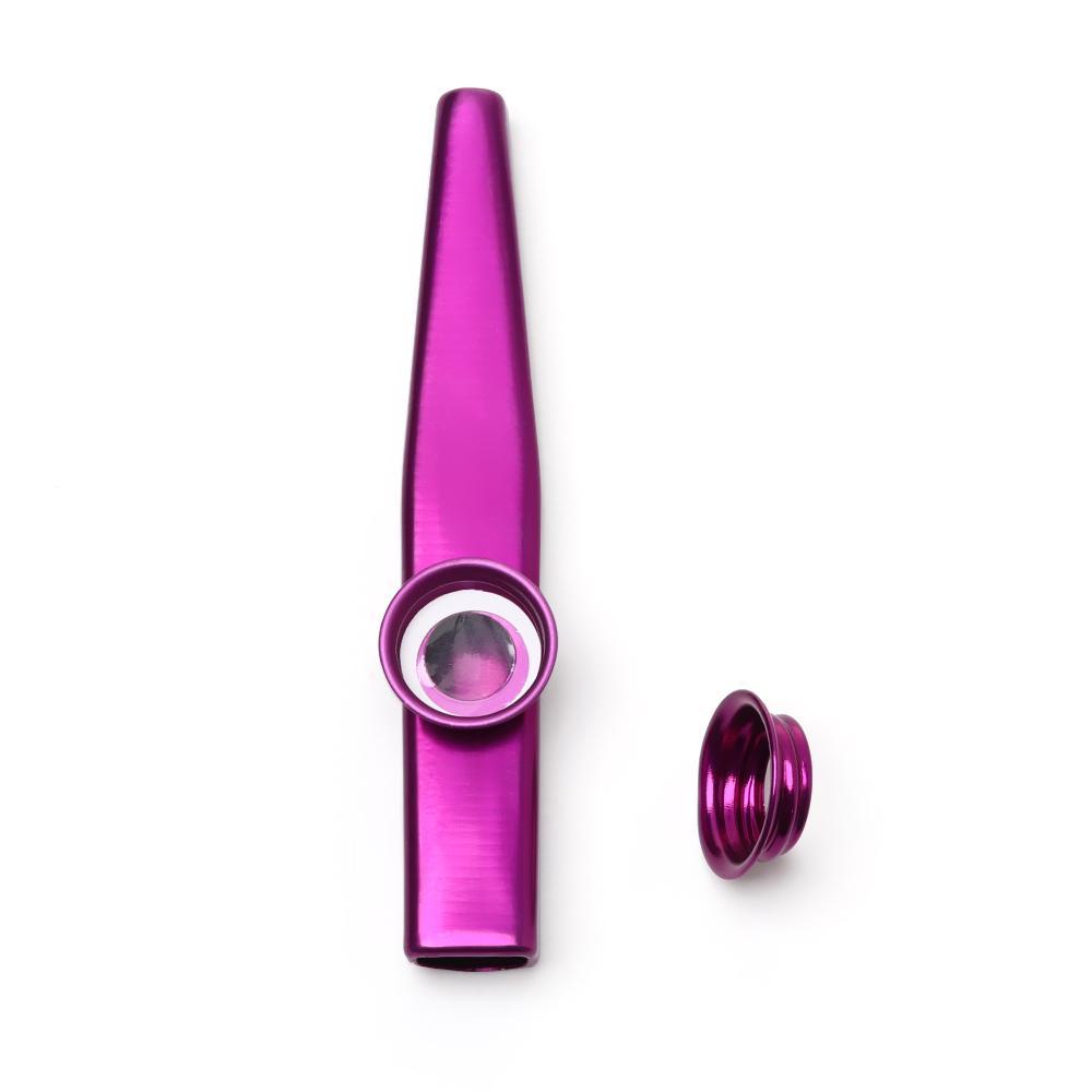 Suyo Kazoo Flute Bahan Metal Warna Silver Untuk Hadiah Anak
