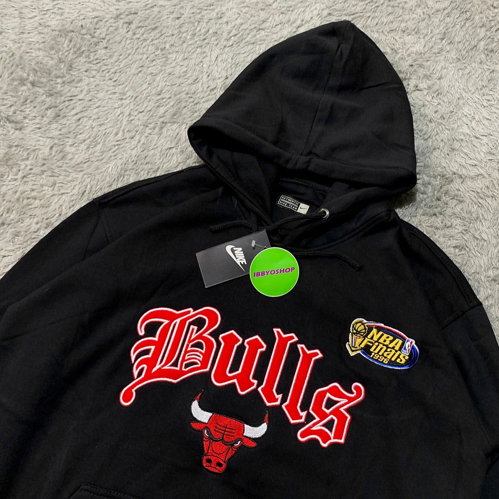 SWEATER HOODIE NIKE BULLS NBA PREMIUM FULLTAG &amp; LABEL