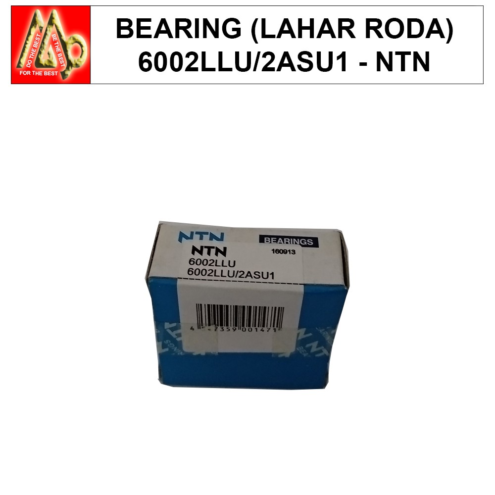 6002LLU / Bearing (Lahar Roda) (Bantalan) / NTN