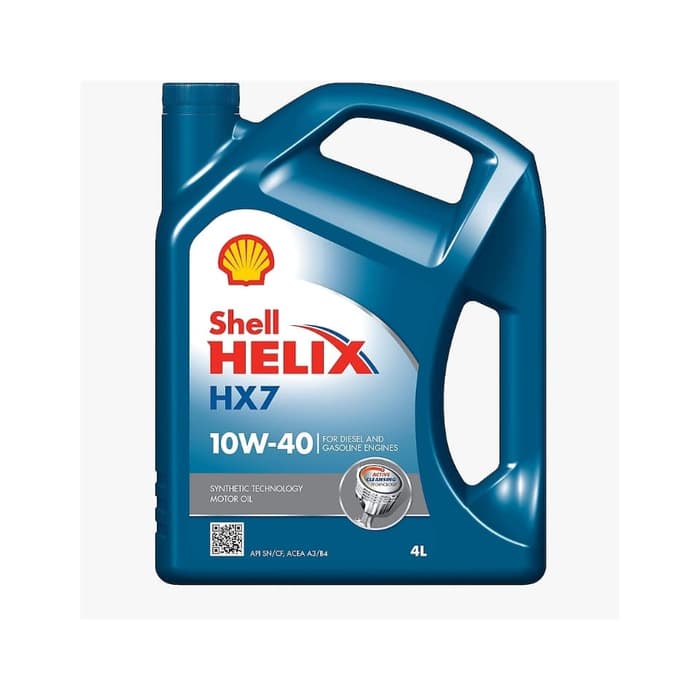 Oli Mesin Bensin Shell Helix HX7 5W40 4 Liter Original