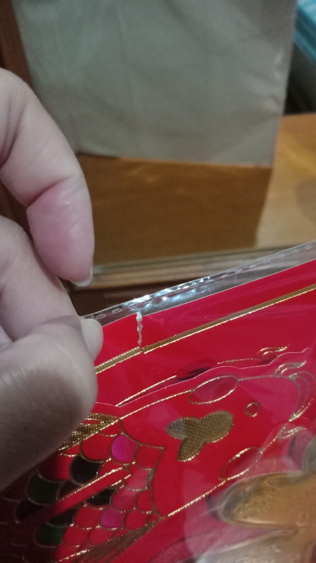 Tempelan Imlek Dekorasi Pintu Hoki N02