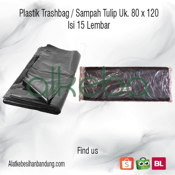 Kantong Plastik / Trashbag / kantong sampah besar tulip uk 80 x 120