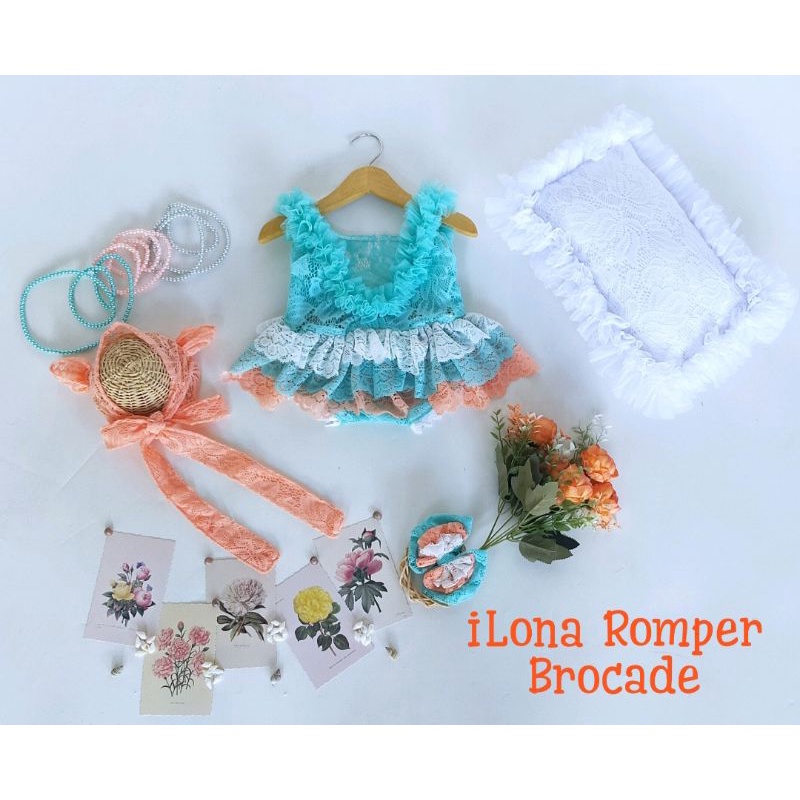 ROMPER ILONA NEWBORN/BAYI/ANAK/KOSTUM NEWBORN/ROMPER BAYI/KOSTUM PHOTOSHOOT BAYI
