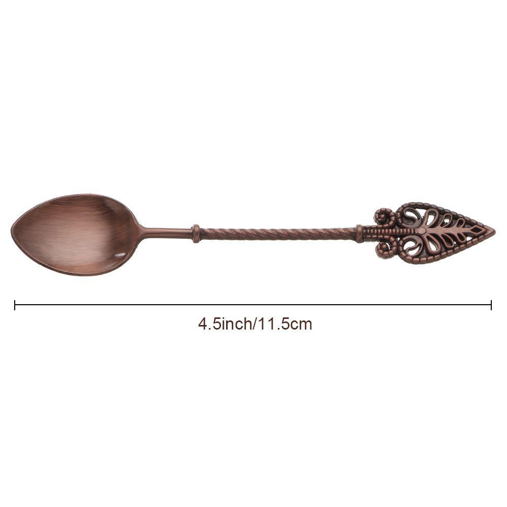 Solighter Sendok Kopi Gadget Dapur Peralatan Makan Warna Solid Zinc Alloy