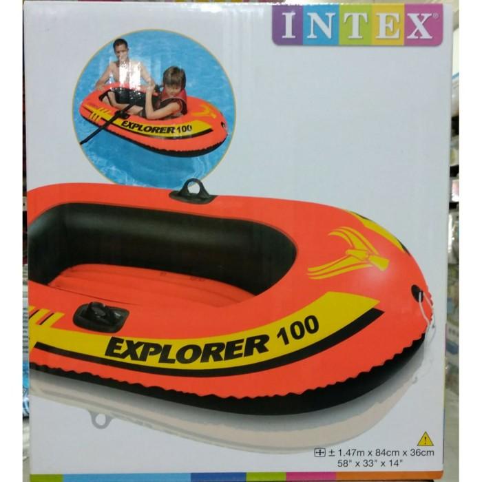 Perahu Karet / Boat Karet Intex 58329 Murah Untuk 1 Anak Perahu Vynil Kapal Vinyl Kualitas Terbaik