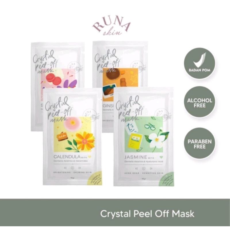 CRYSTAL PEEL OFF MASK BY RUNASKIN