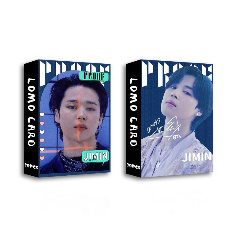 30pcs / box Kartu Lomo Foto BTS Album JIMIN