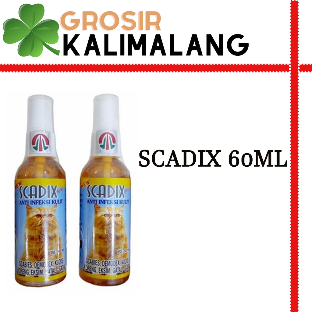 Scadix Spray Anti Infeksi Kulit Scabies Demodex 60ml