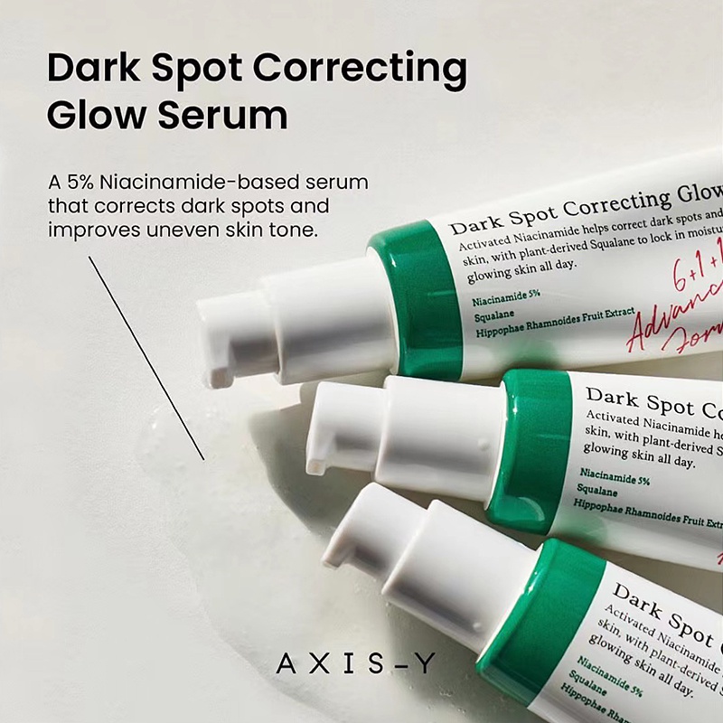 ⭐️Ready Stock⭐️Axis-Y Dark Spot Correcting Glow Serum 50ml-Penghilang Flek Hitam Mencerahkan Kulit Brightening Serum Pencerah Wajah Perawatan Kecantikan Treatmen