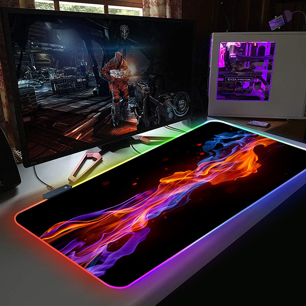 Gaming Mouse Pad Motif LED RGB 800x300mm - RGB-04