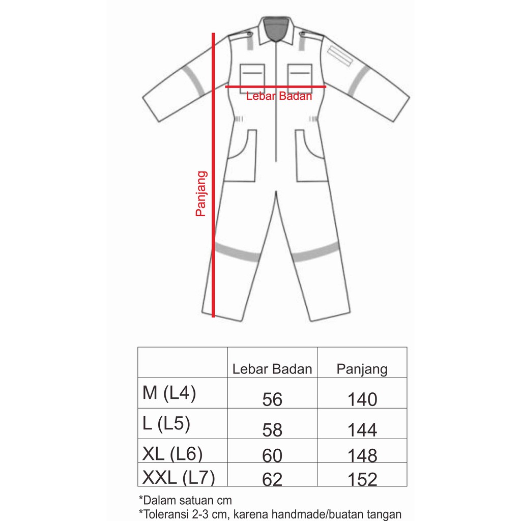 Wearpack Coverall Safety Katelpak Seragam kerja