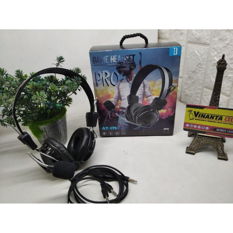 [VN] HF BANDO GAME AT - 175 / AT175  /  AT-175 / HANDSFREE  BANDO GAMING / HEADSET EARPHONE