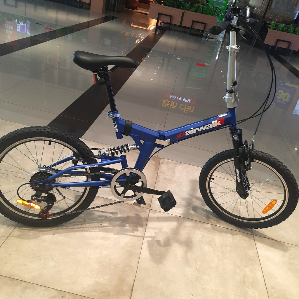 ACE AIRWALK SEPEDA LIPAT SUSPENSI 7 SPEED