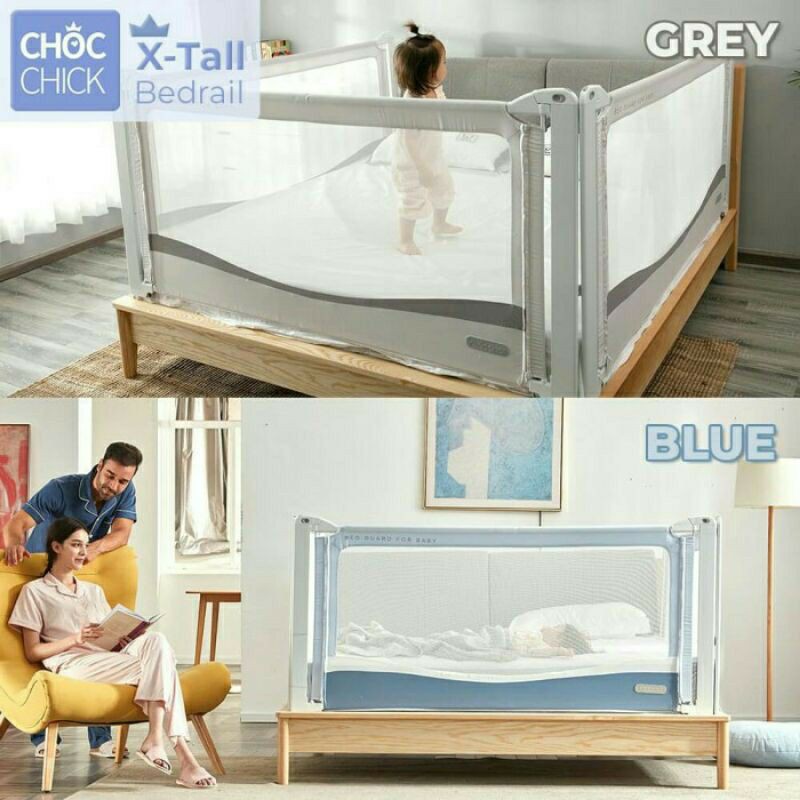 Choc Chick Extra Tall Premium Bedrail Pagar Pengaman Ranjang Bayi Bed Guard Rail