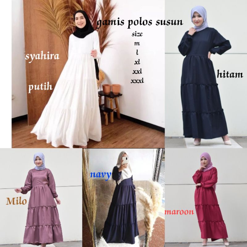 gamis dewasa terbaru baju wanita baju gamis dress gamis hitam gamis putih gamis milo gamis merah gam