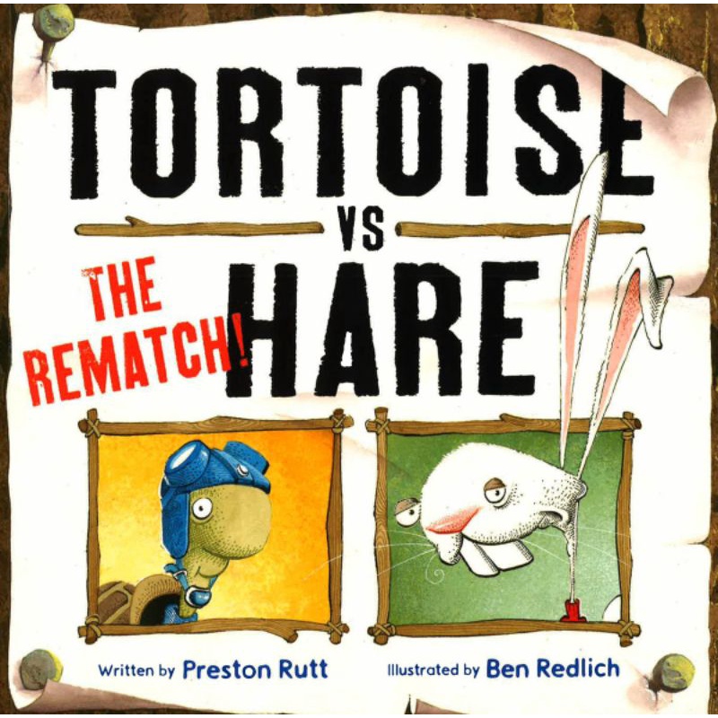 BBW Tortoise VS Hare the Rematch - Children's Storybook by Preston Rutt