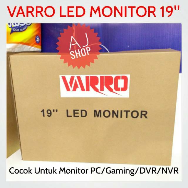 Led Monitor 19 In Varro Monitor 19 Inch Monitor Led Monitor Komputer Monitor 19" Varro Monitor Murah