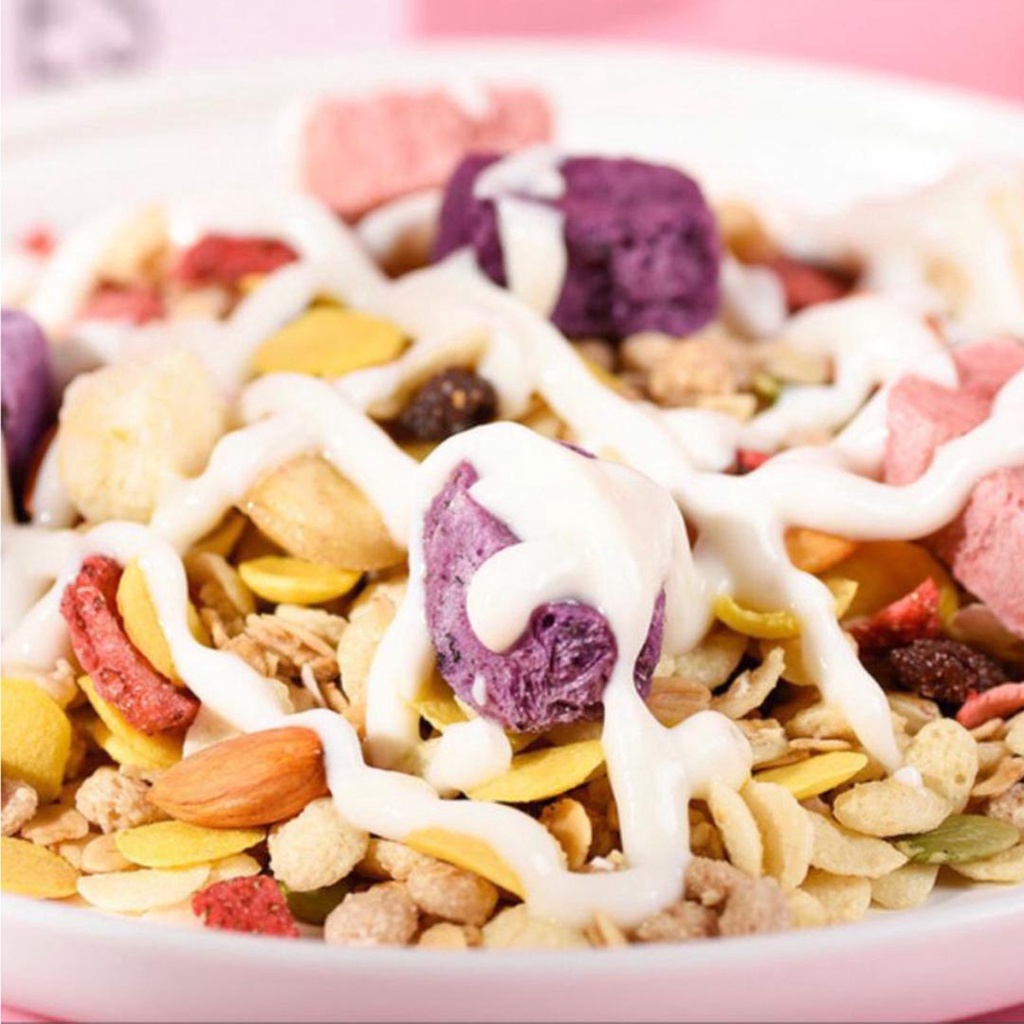 Yogurt Oatmeal Sereal Granola Maiqufeng Mai qu feng Sarapan Sehat