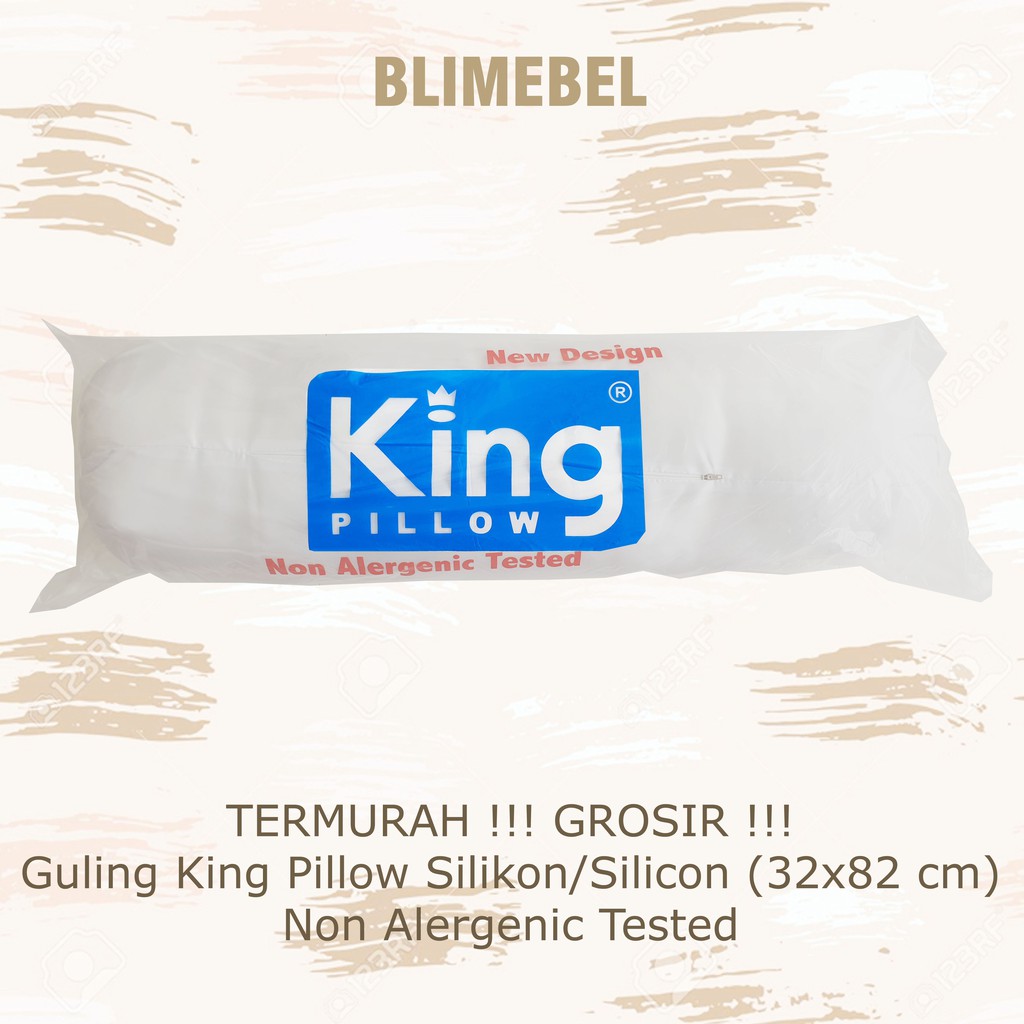 [TERMURAH] Guling Tidur Silikon Grosir Murah King Bolster