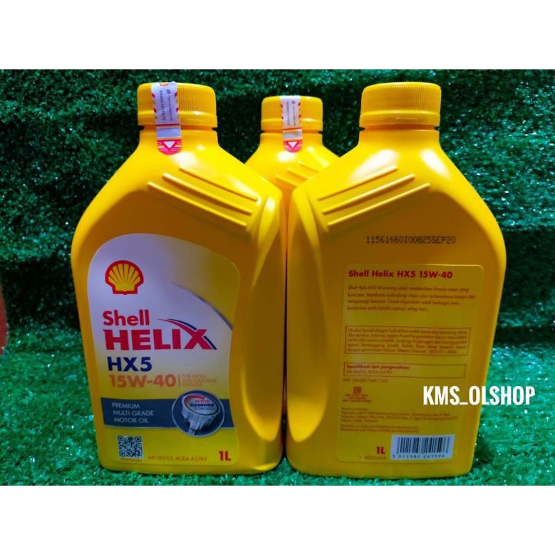 Shell Helix HX5 SAE 15W-40 1 Liter 4T Oli Shell Helix 1000ml