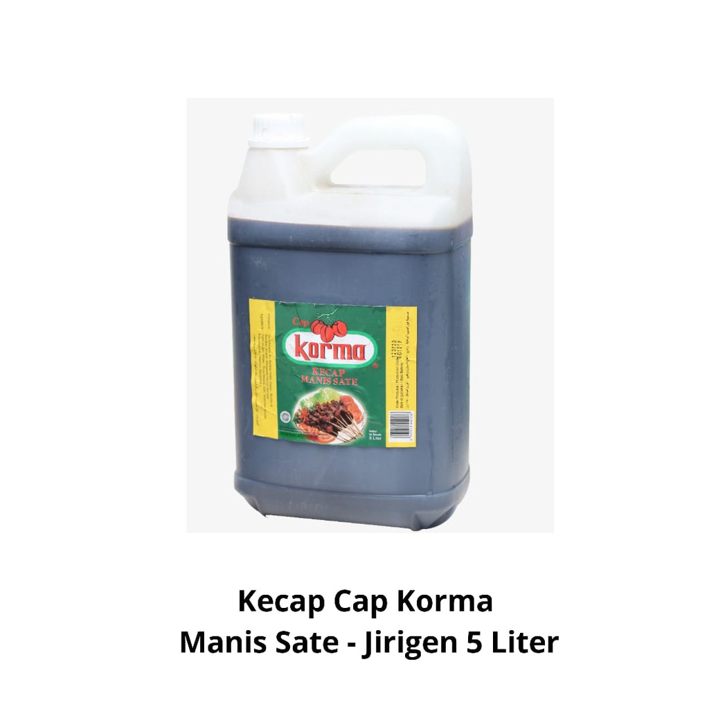 

Kecap Cap Korma Manis Sate Jirigen 5 Liter