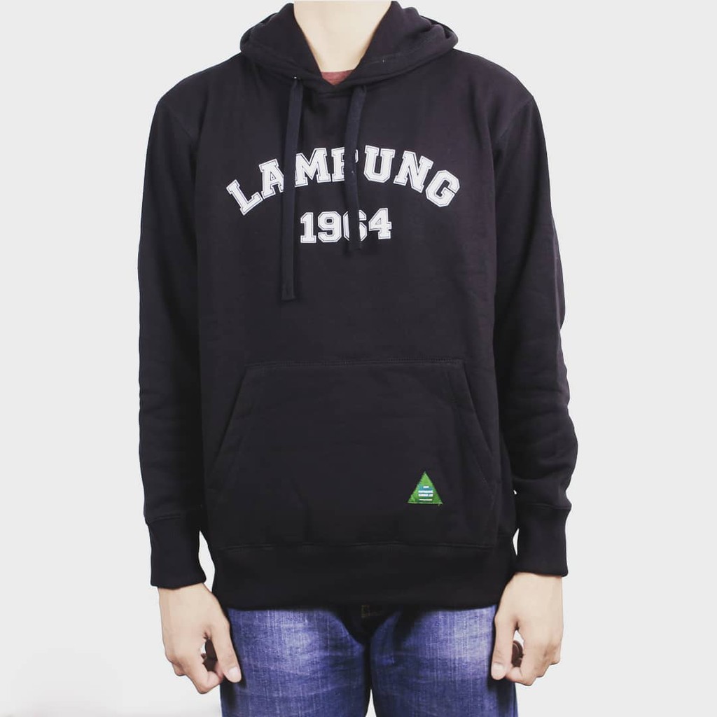 JAKET HOODIE PRIA/WANITA - KAWAY LAMPUNG AXE BLACK