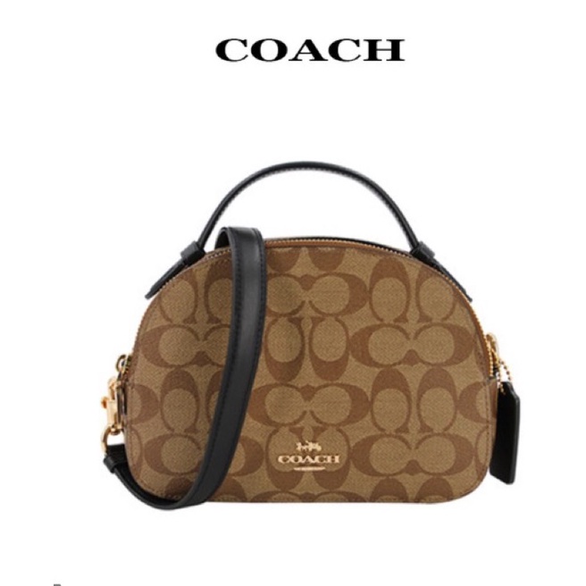 COACH SERENA IN SIGNATURE CANVAS - KHAKI