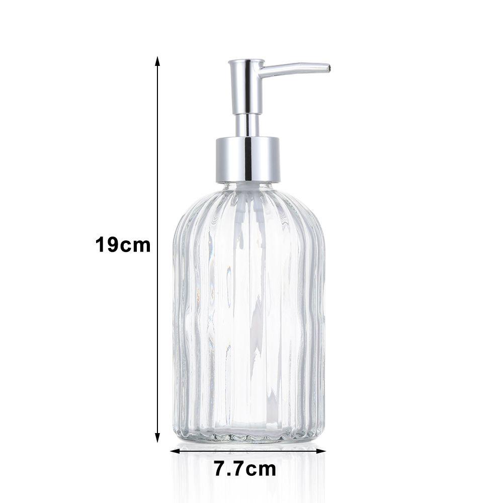 Populer Dispenser Sabun Cair 450ml Manual Pressure Wastafel Aksesori Kamar Mandi Botol Cuci Tangan
