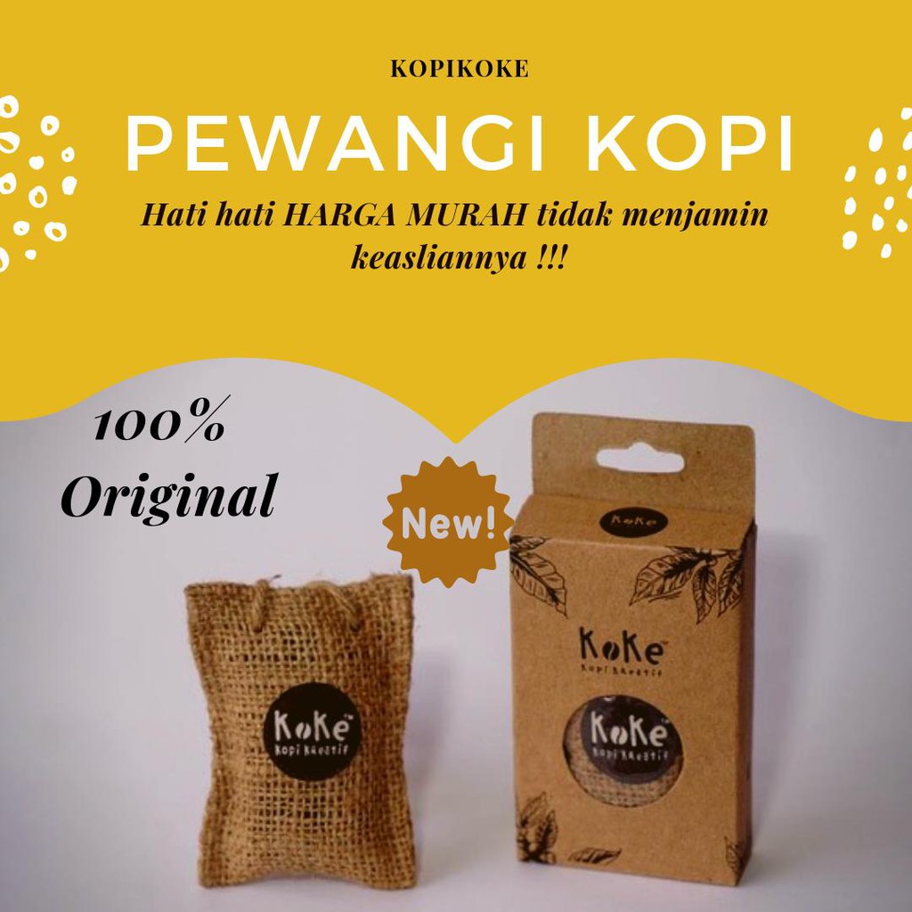 Pengharum mobil / ruangan aroma kopi