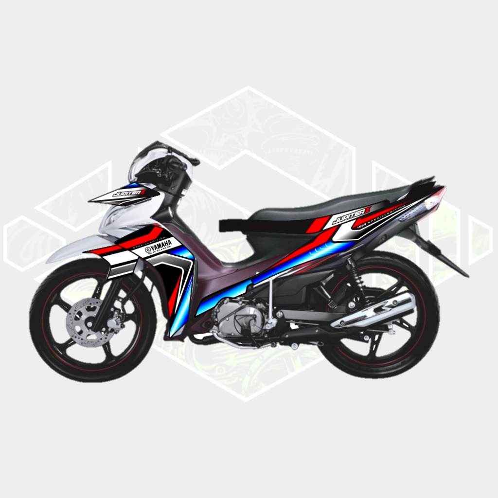 List Sticker Striping Jupiter Z New Robot Semifullbody / Stiker Variasi Jupiter Z 2010