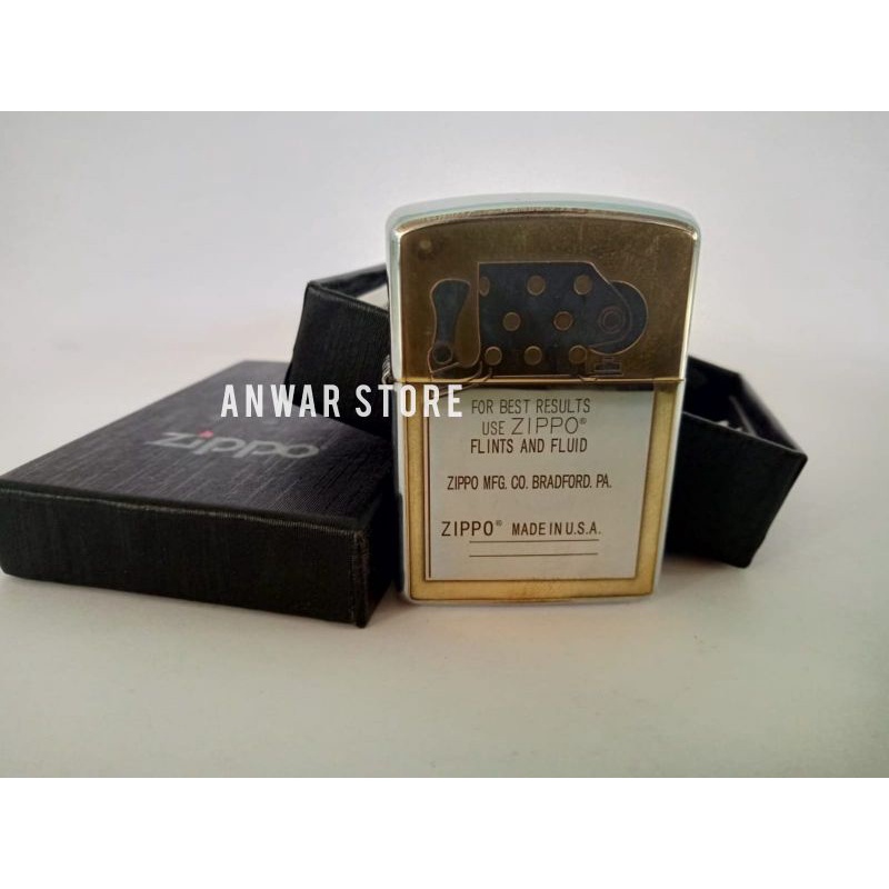Korek Api Unik Zippo Motif Timbul Depan Belakang