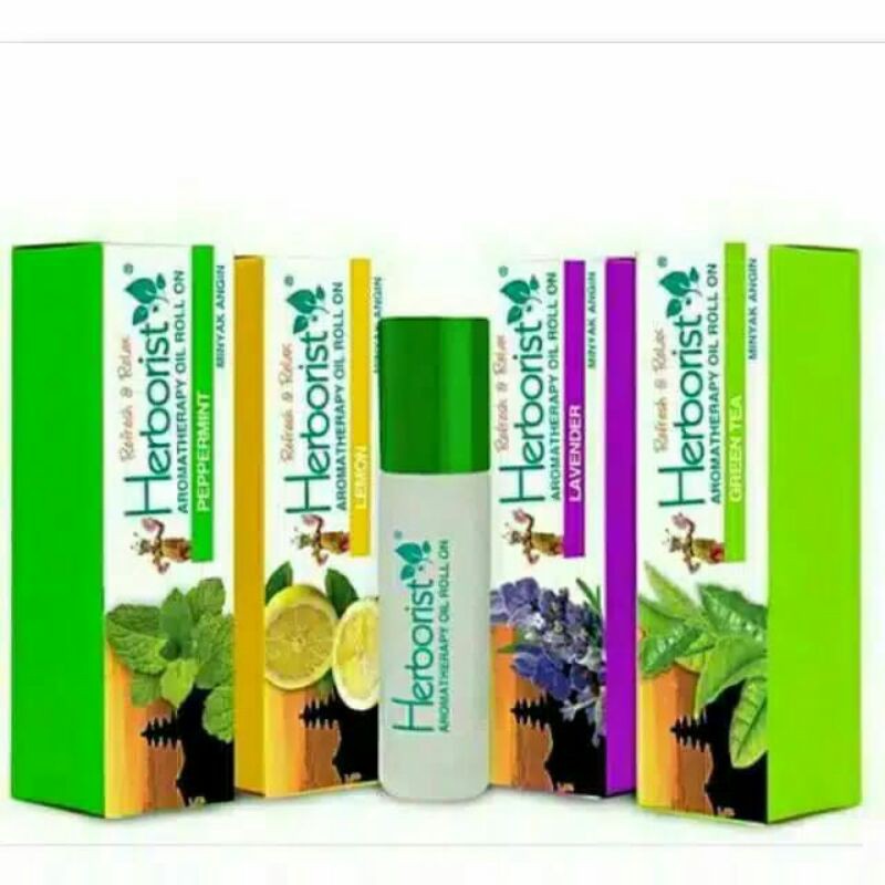 [ GROSIR ] Herborist Aromatherapy Roll On / Minyak Angin 10ml